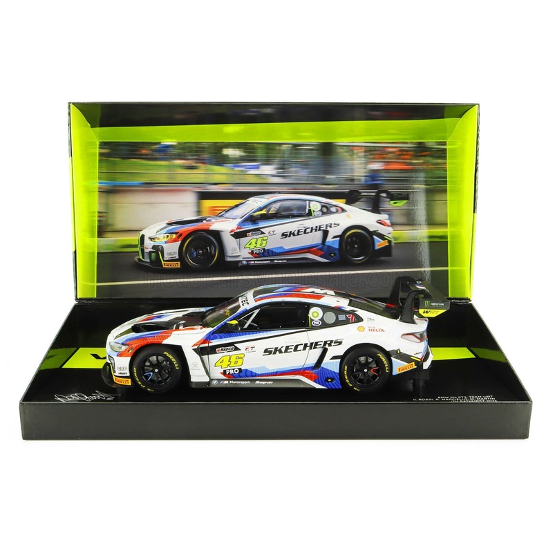 BMW – 4-SERIES M4 GT3 TEAM WRT N 46 12h BATHURST 2024 VALENTINO ROSSI – MAXIME MARTIN – RAFFAELE MARCIELLO – WHITE BLUE RED BLACK