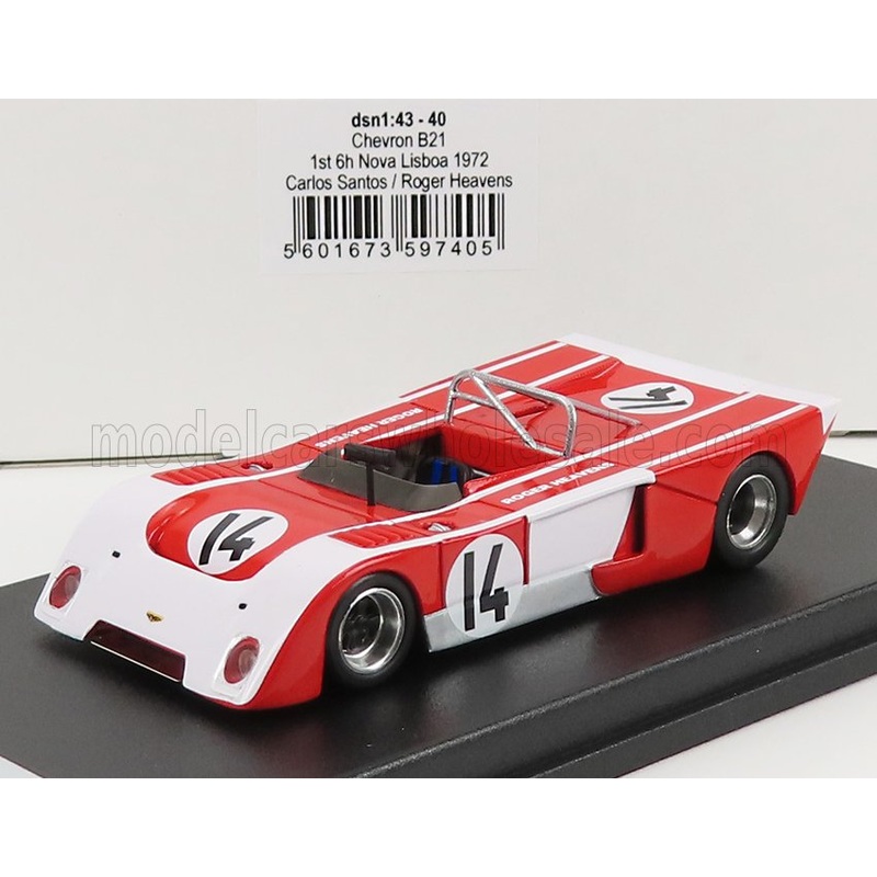 CHEVRON | B21 N 14 WINNER 6h NOVA LISBOA 1972 C.SANTOS – R.HEAVENS