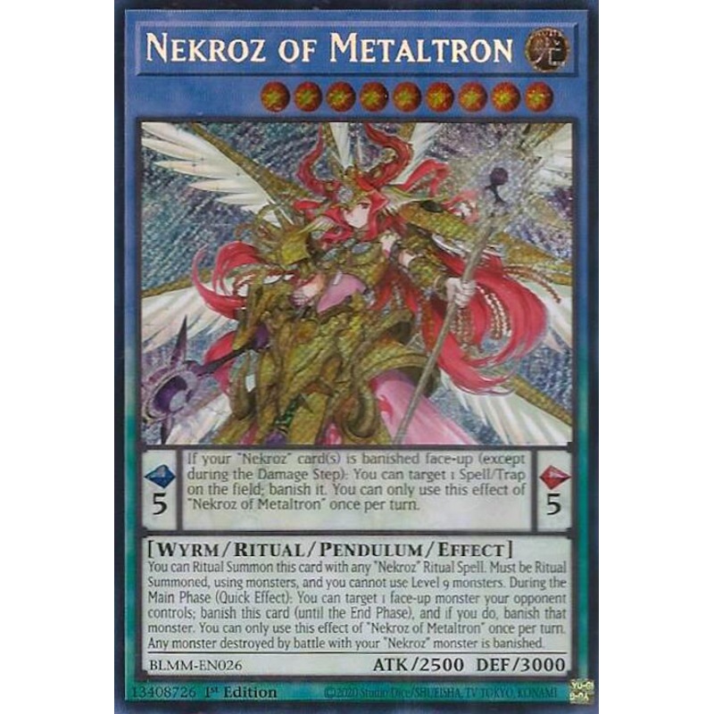 Nekroz of Metaltron [BLMM-EN026] Secret Rare