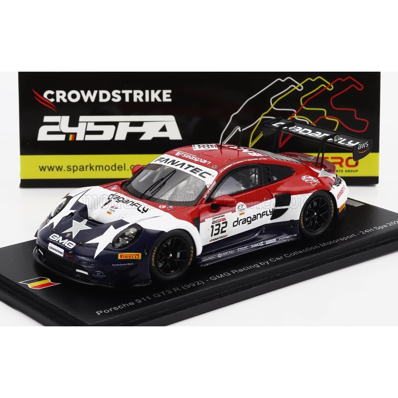 PORSCHE | 911 992 GT3 R TEAM GMG RACING N 132 24h SPA 2023 K.WADHINGTON – J.SOFRONAS – P.LONG – J.BLEEKEMOLEN