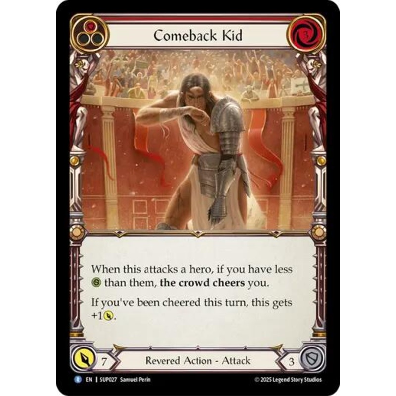 Comeback Kid (Red) [SUP027] (Super Slam)  Rainbow Foil