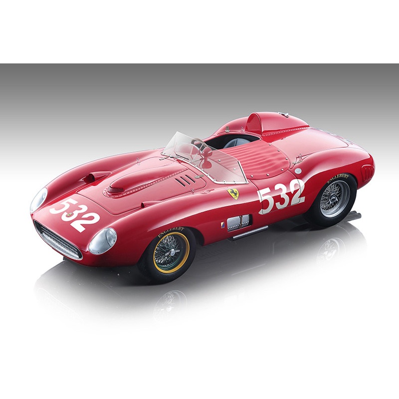 Ferrari 335S #532 Wolfgang von Trips 2nd Place Mille Miglia (1957) Mythos Series Limited Edition to 125 pieces Worldwide 1/18 Model Car by Tecnomodel