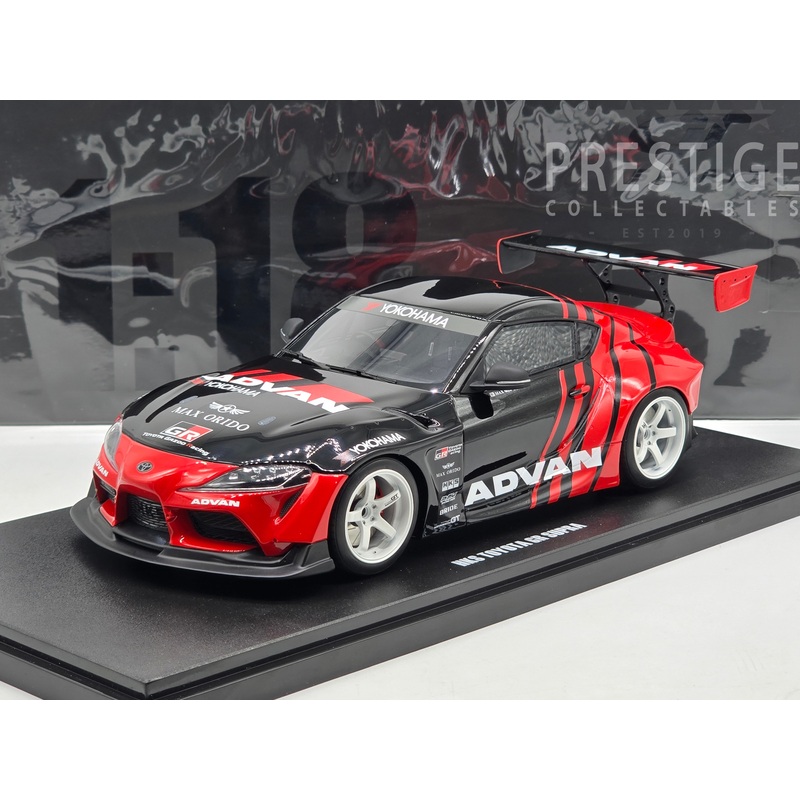 GT Spirit 2020 Toyota Supra GR A90 by Advan Livery Red / Black 1:18 – New