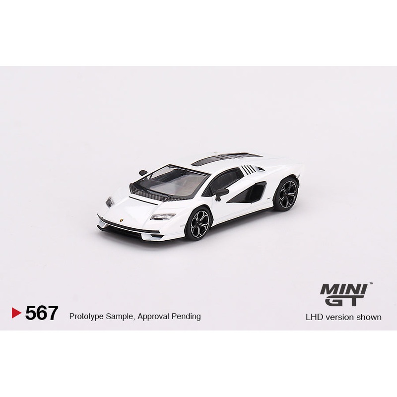 MINI GT #567 1/64 Lamborghini Countach LPI 800-4  Bianco Siderale LHD
