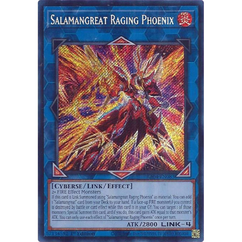 Salamangreat Raging Phoenix [RA04-EN083] Secret Rare