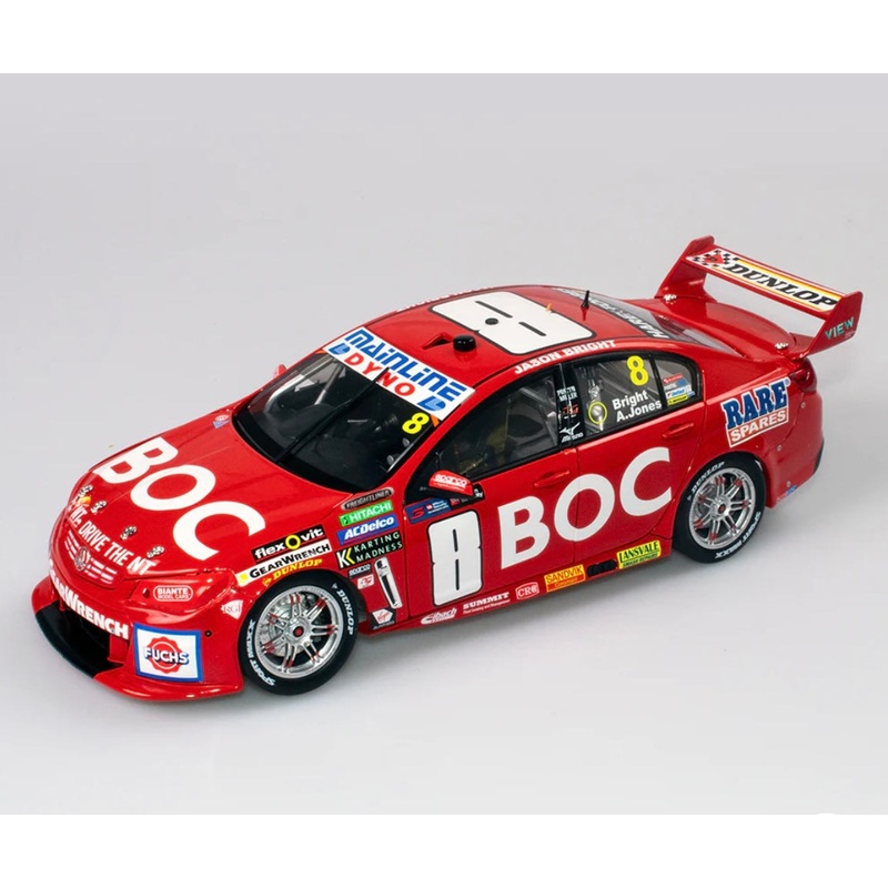 Team BOC #8 Holden VF Commodore Supercar 2016 Sandown 500 Retro Livery – 1:18 Scale Diecast Model – Authentic Collectables