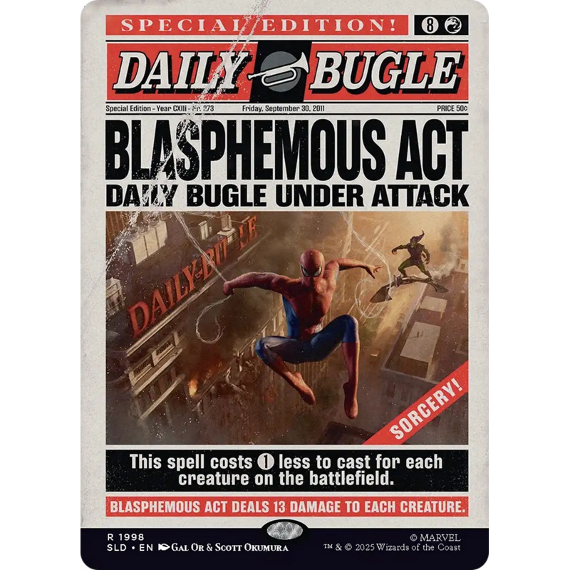 Blasphemous Act (1998) (Rainbow Foil) [Secret Lair Drop Series]