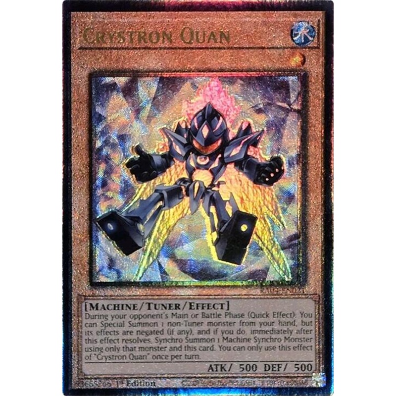 Crystron Quan [RA04-EN021] Prismatic Ultimate Rare