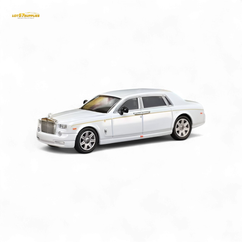 (Pre-Order) Street Weapon SW Rolls-Royce Phantom VII – White 1:64