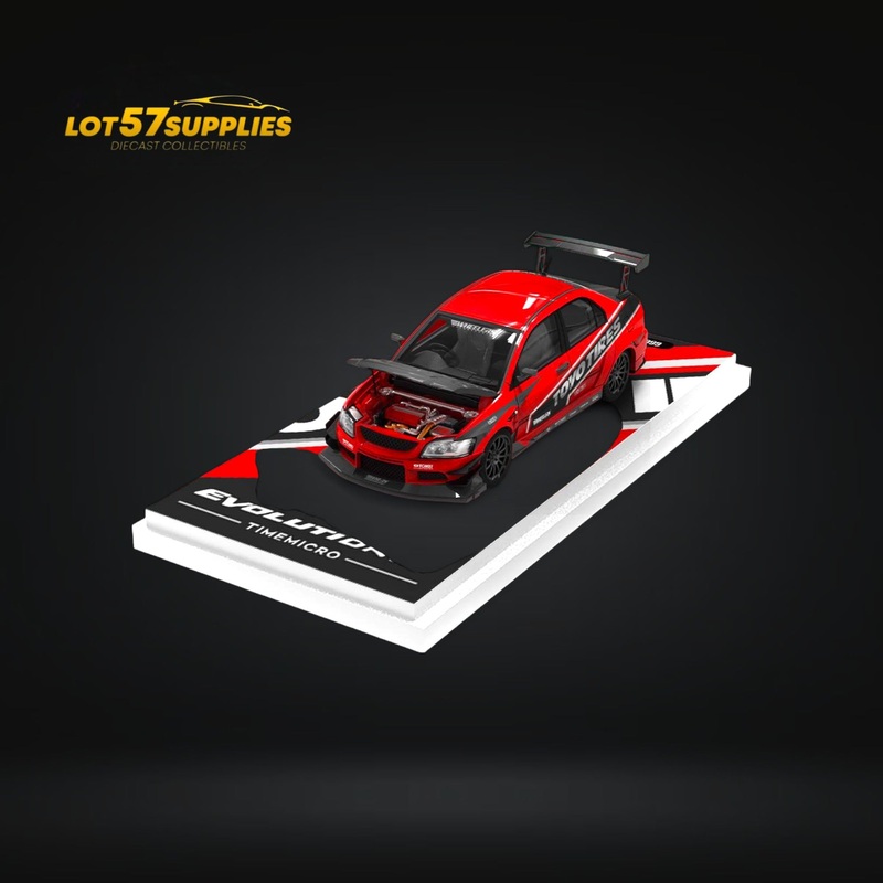 (Pre-Order) TimeMicro Mitsubishi EVO 9 Red Devils Ordinary 1:64 TM800207