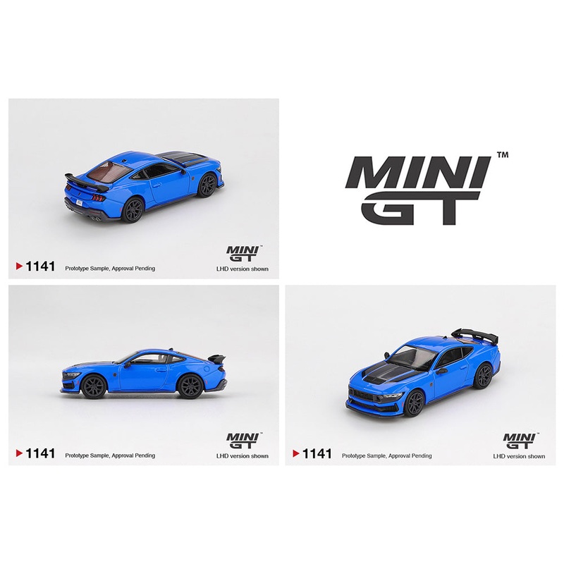 *PREORDER* MINI GT 1:64 Ford Mustang Dark Horse 2024 – Grabber Blue