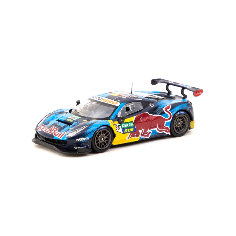 Tarmac Works X iXO Models 1/64 Ferrari 488 GT3 DTM 2021 Monza #30 Race 1 Winner – HOBBY64