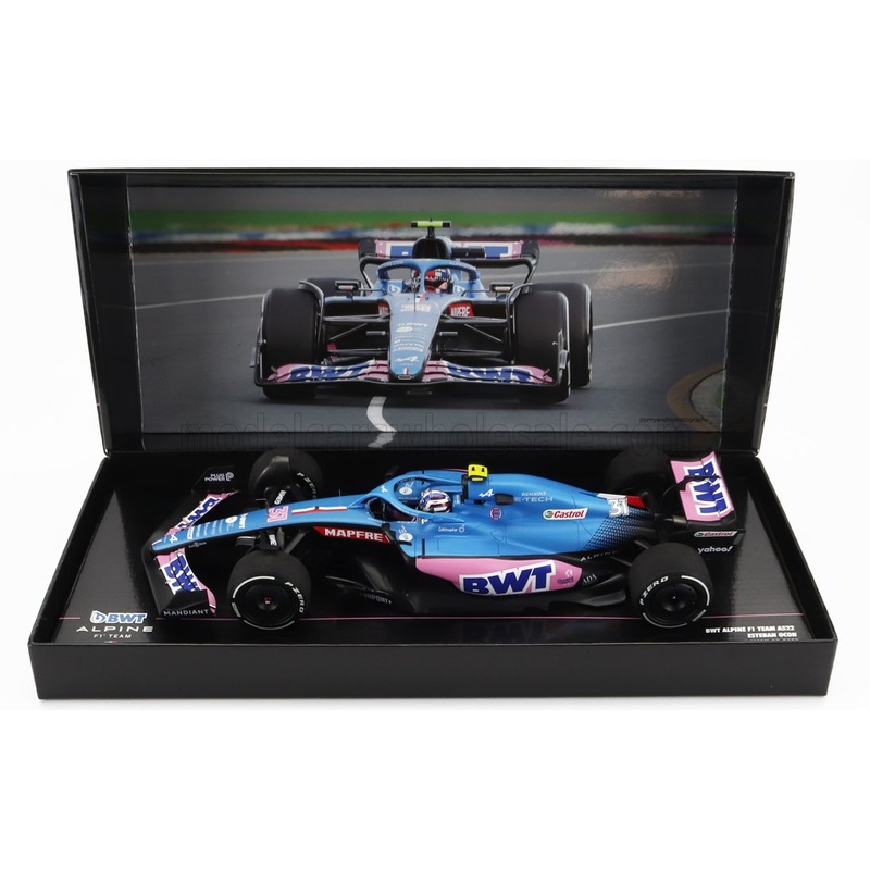 ALPINE – F1 A522 TEAM ALPINE BWT N 31 AUSTRALIAN GP 2022 ESTEBAN OCON – BLUE PINK