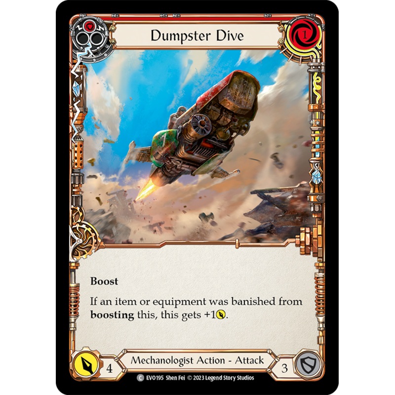 Dumpster Dive (Red) [EVO195] (Bright Lights)  Rainbow Foil