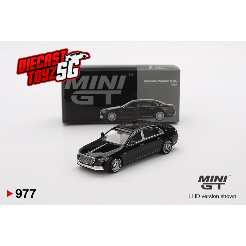 MINI GT #977 1/64 Mercedes-Maybach S 680 Black (RHD)