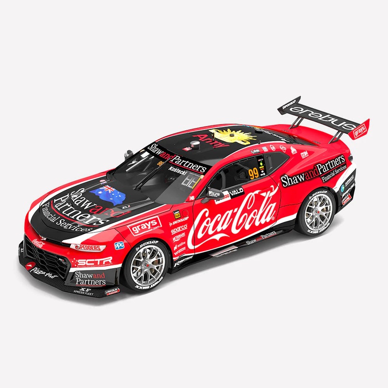 *PRE-ORDER* Brodie Kostecki – Coca-Cola Racing By Erebus #99 Chevrolet Camaro ZL1 – 2023 Supercars Championship Winner – 1:43 Scale Diecast Model  – AUTHENTIC COLLECTABLES