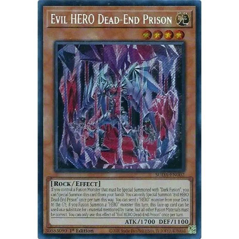 Evil HERO Dead-End Prison [SUDA-EN002] Secret Rare