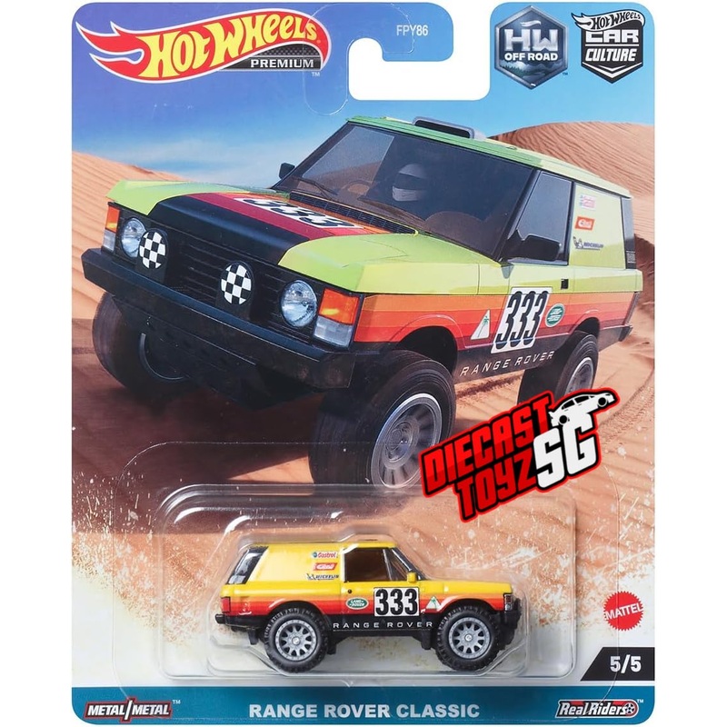 Hot Wheels HKC71 Car Culture Off Road Range Rover Classic
