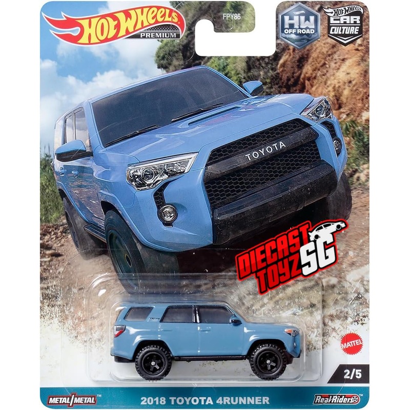 Hot Wheels HKC73 Car Culture Off Road – 2018 Toyota 4Runner