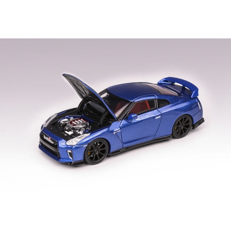 Motorhelix 1/64 NISSAN GT-R R35 Track Edition Blue