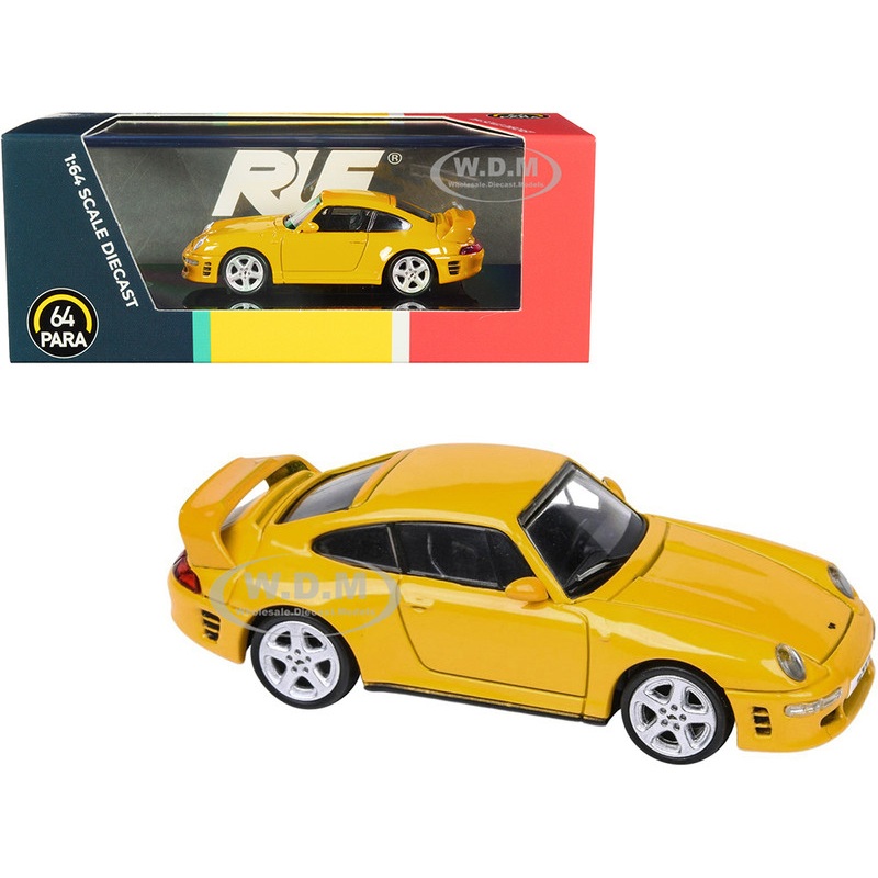 RUF CTR2 Blossom Yellow 1/64 Diecast Model Car by Paragon Models