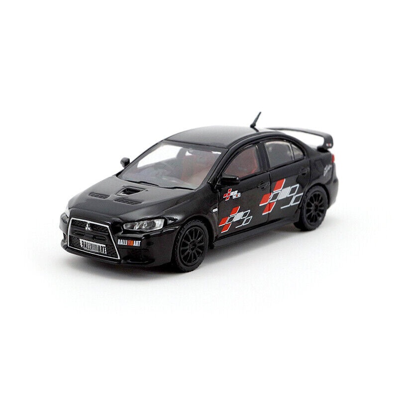 Tarmac Works 1/64 Mitsubishi Lancer Evolution X Ralliart Edition Black