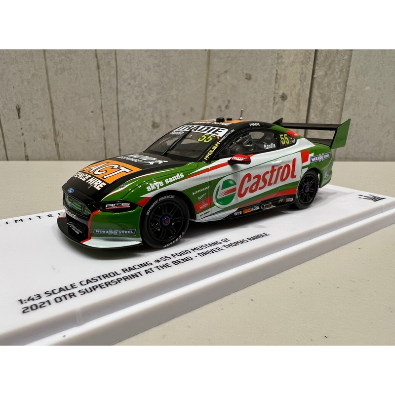 Thomas Randle 1:43 Castrol Racing #55 Ford Mustang GT – 2021 OTR SuperSprint At The Bend