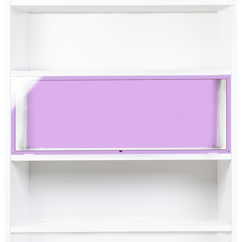 Window Display Solution for IKEA BILLY Bookcase (80cm Wide) – Purple