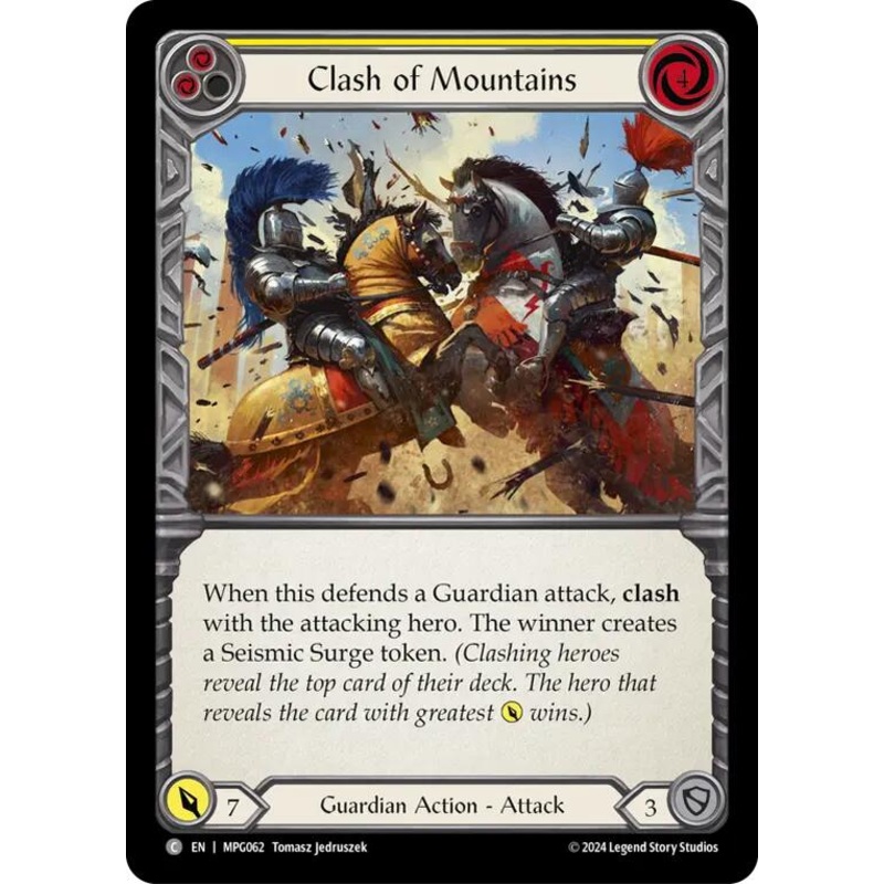 Clash of Mountains (Yellow) [MPG062] (Mastery Pack Guardian)