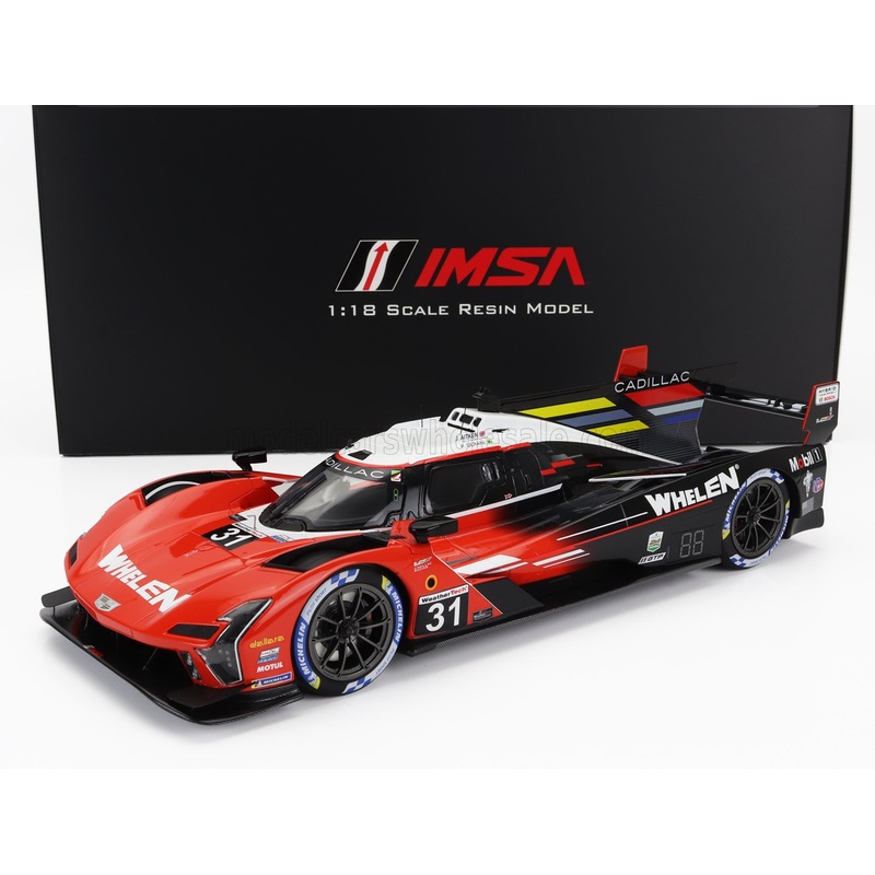 CADILLAC – V-LMDH 5.5L V8 TEAM WHELEN ENGINEERING RACING N 31 12h SEBRING 2023 JACK AITKEN – PIPO DERANI – ALEXANDER SIMS – RED BLACK WHITE