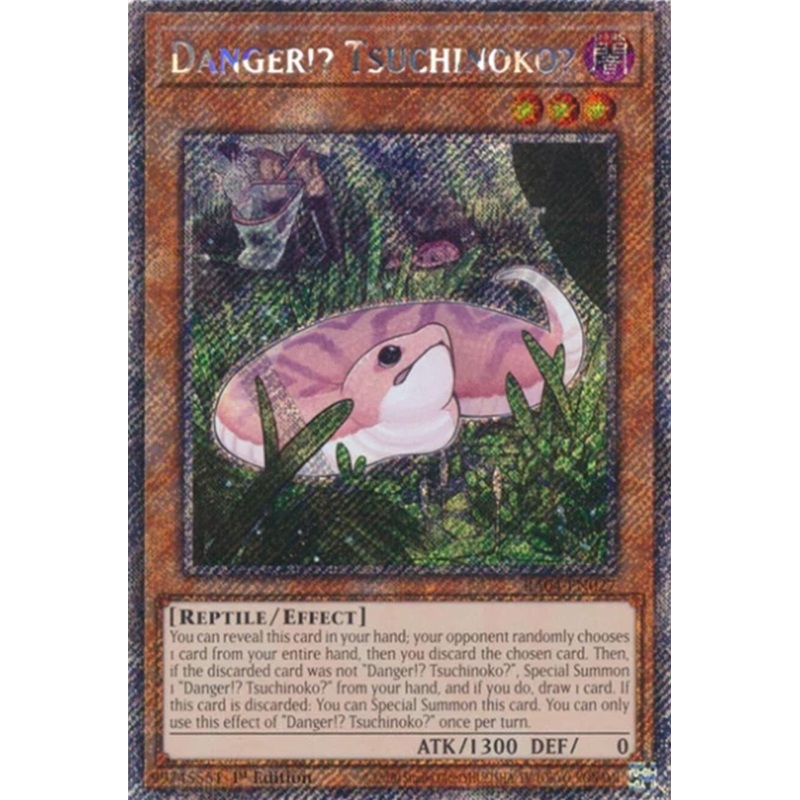 Danger!? Tsuchinoko? [RA04-EN027] Platinum Secret Rare