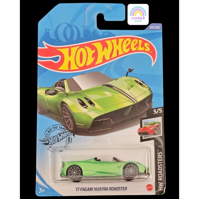 Hot Wheels 2017 Pagani Huayra Roadster (Green)