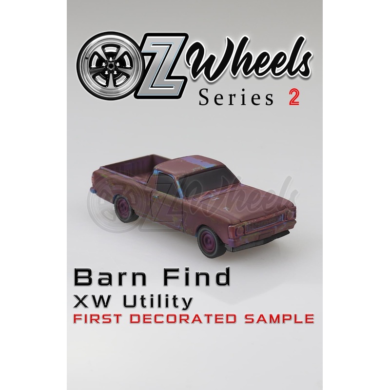 OZ WHEELS- FORD XW FALCON UTE – STANDARD EDITION – 1:64 SCALE DIECAST MODEL – BARN FINDS – DDA