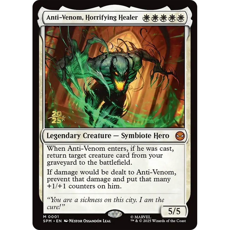 Anti-Venom, Horrifying Healer [Marvel’s Spider-Man Prerelease Promos]