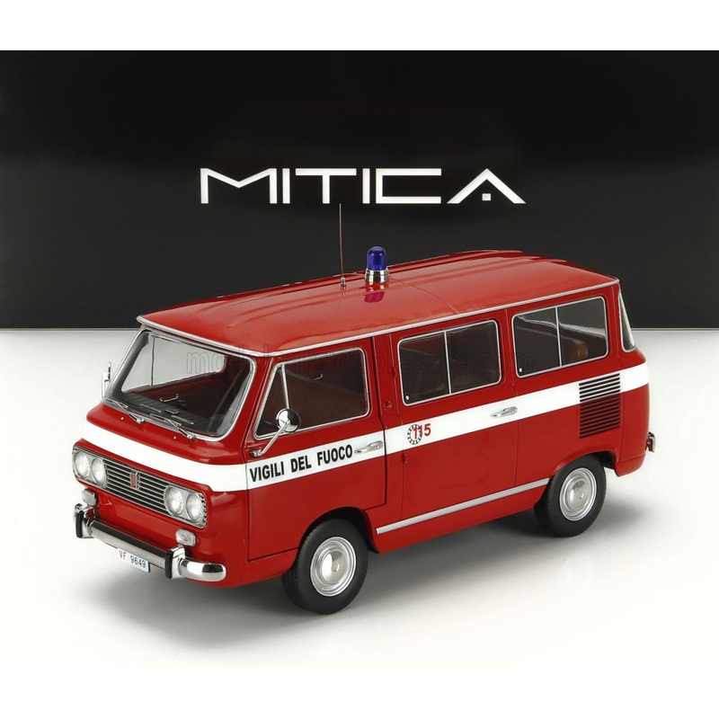 FIAT – FIAT 850 FAMILIARE VIGILI DEL FUOCO 1970  INTERNO BROWN – RED