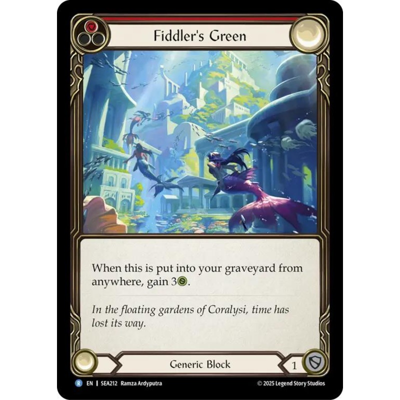 Fiddler’s Green (Red) [SEA212] (High Seas)  Rainbow Foil