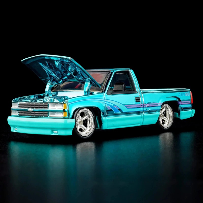 Hot Wheels RLC Exclusive Teal Blue Chevy 454 SS Pickup Truck