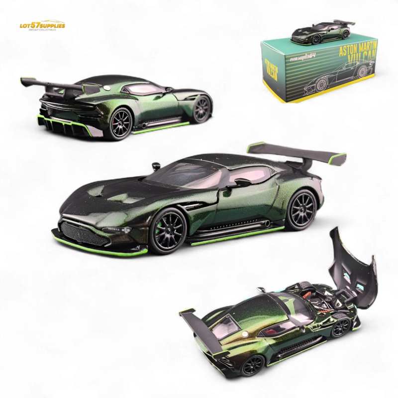 (Pre-Order) Fine Works64 Aston Martin Vulcan – Chameleon Green (2025 Foshan Convention and Exhibition) 1:64