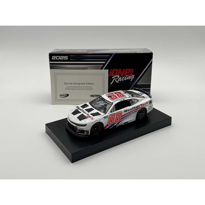 SHANE VAN GISBERGEN 2025 WEATHERTECH 1:24 AUTOGRAPHED ARC DIECAST