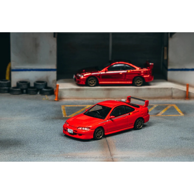 Tarmac Works 1/64 Honda Integra TYPE R DC2 MUGEN Milano Red- GLOBAL64 ( Hobby Expo China HEC 2025 Special Edition)