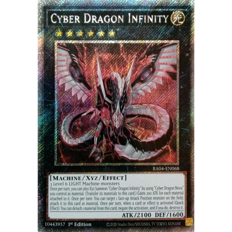Cyber Dragon Infinity [RA04-EN068] Platinum Secret Rare