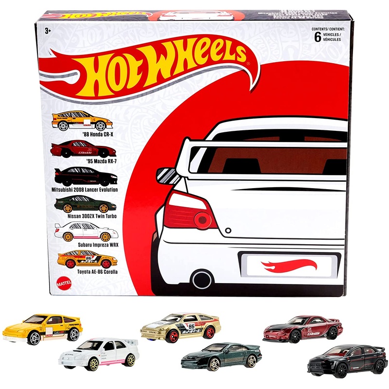 Hot Wheels HDH50 Japanese Car Culture Multi-Pack ( 6 Cars )