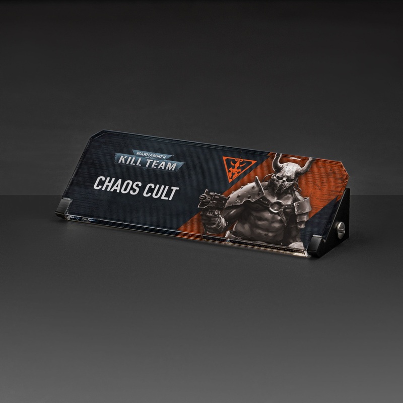 Plaque for Warhammer 40,000 Kill Team: Chaos Cult