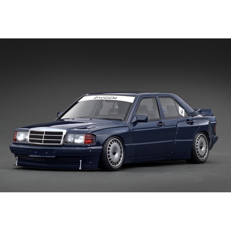 *PREORDER* Ignition Model 1:18 Mercedes-Benz 190 PANDEM in Blue / Black
