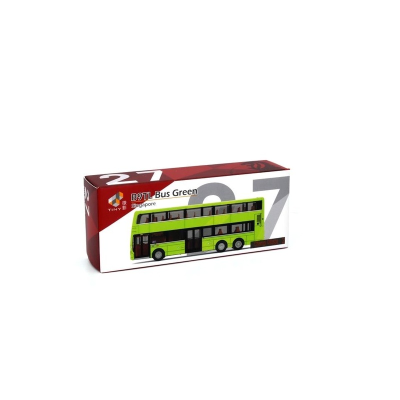 Tiny City 1/110 SG27 Die-cast Model Car – B9TL Bus – Green