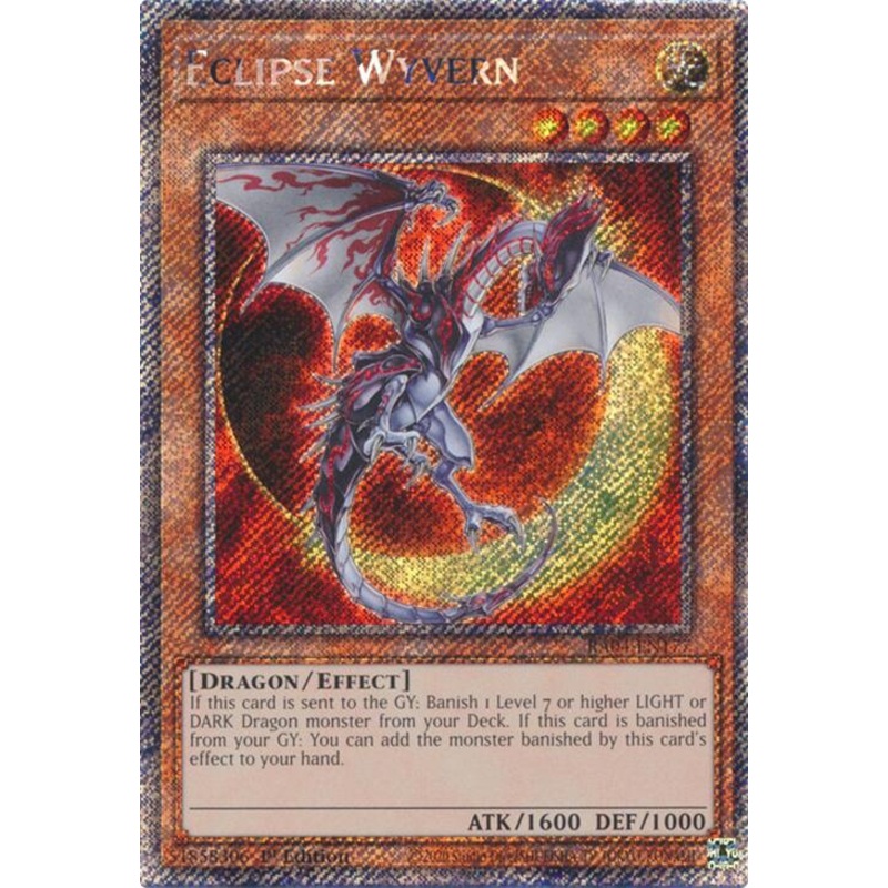 Eclipse Wyvern [RA04-EN177] Platinum Secret Rare
