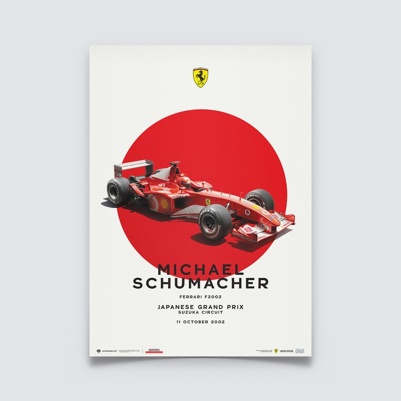 Ferrari F2002 – Michael Schumacher – Japanese Grand Prix – 2002 – Limited Edition