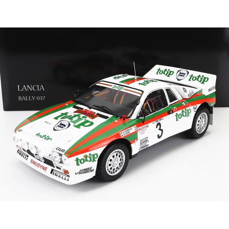 LANCIA – 037 TOTIP N 3 RALLY ISOLA D’ELBA 1985 D.CERRATO – G.CERRI – WHITE RED GREEN