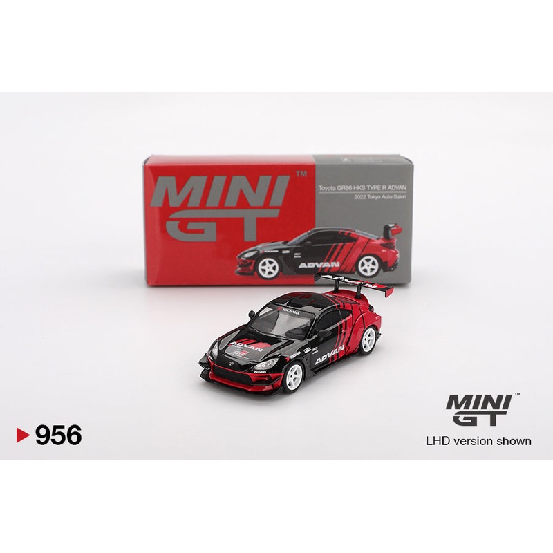 Mini GT 1:64 Toyota GR86 HKS TYPE R ADVAN 2022 Tokyo Auto Salon (MGT00956-CH)