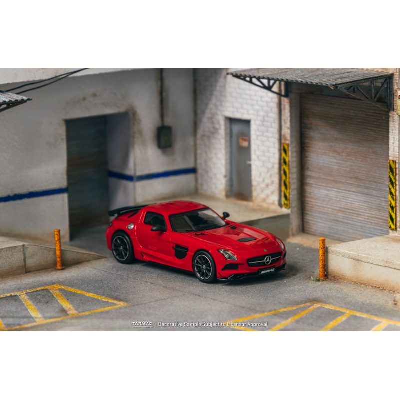 TARMAC WORKS 1/64 MERCEDES BENZ SLS AMG COUPE BLACK SERIES RED – CHINA EXCLUSIVE